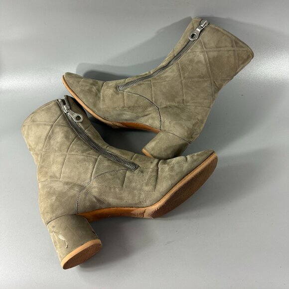 Marc Jacobs Suede Ankle Moto Boots, Size 38.5 - Picture 8 of 14